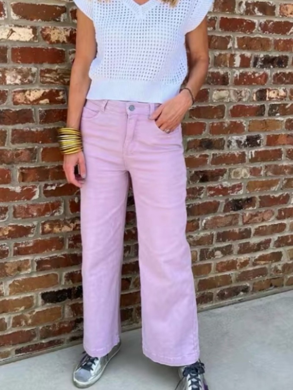 Entro lavender Wide-Leg Women’s Jeans